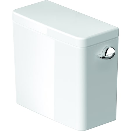 Duravit D-Neo Tank White , 1.27 Gal / 1.27 Gal, Single Flush, Bottom Left - 09442100U4